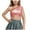 Red Tank Tops for Kids, variant on Sparkly Cropped Tank Tops for Girls Trendy One Shoulder Sleeveless Camisoles Size 3-16 Junior Teens Pullover Solid Shiny Performance Vests
