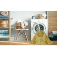 thumbnail image 2 of Ahgly Company Machine Washable Indoor Rectangle Transitional Bold Yellow Area Rugs, 3' x 5', 2 of 7