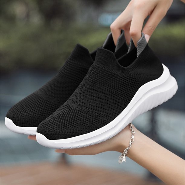 Mens Loafers Breathable Fur Casual Slip-on with strap with Sneakers Shoes Size 6 Men main image 4