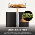 thumbnail image 6 of Ninja DoubleStack Air Fryer 8-Qt, 2 Baskets, Cook 4 Foods at Once, Space Saving, 4-in-1, SL200 Black, 6 of 9