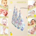 thumbnail image 3 of SKYSONIC 3 PCS Cute Axolotl Baby Muslin Washcloths, Watercolor Face Towel Burp Cloths Ultra Soft Absorbent Cotton Bath Wipes Towels for Newborn Boys Girls, 3 of 7