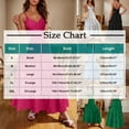 thumbnail image 3 of BSDJILFG Maxi Dresses for Women 2025 GraduatiDress Spaghetti Strap Smocked Tie Back Ruffle Flowy Sundress Sales, 3 of 7