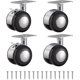thumbnail image 1 of Juego de ruedas para muebles BRILLAR 51 mm capacidad de carga 30 kg 2 con frenos 2 sin frenos, 1 of 5