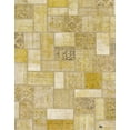 thumbnail image 1 of Ahgly Company Machine Washable Indoor Rectangle Abstract Mustard Yellow Area Rugs, 2' x 4', 1 of 7