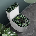thumbnail image 2 of HELLHERO Saint Patrick Black Cat Stylish Gifts - Universal, Stretch Toilet Seat Cover Replacement for Toilet, Elastic Edge, 2 of 8