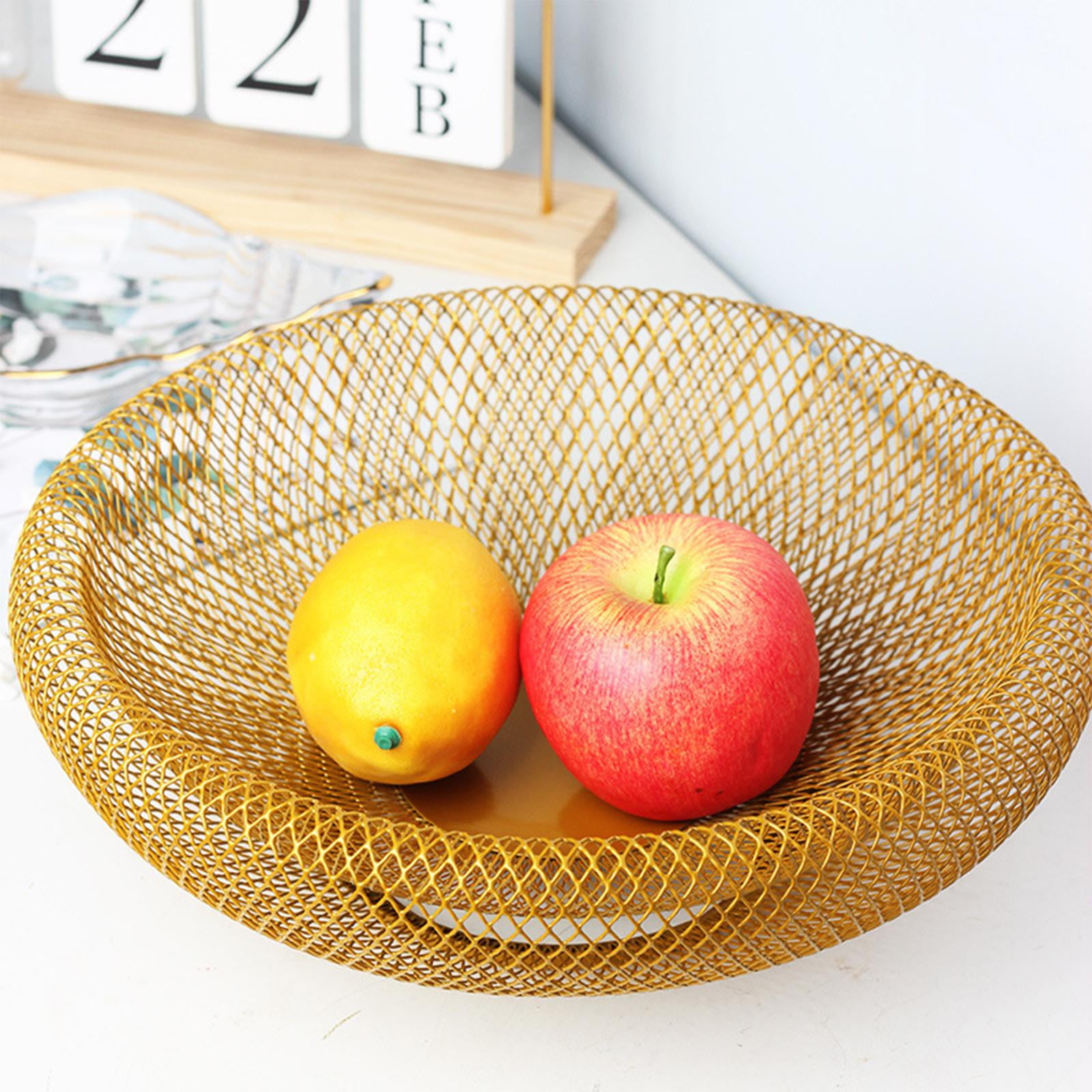 Multipurpose Metal Wire Fruit Basket Table Organizer Nordic Style