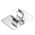 thumbnail image 1 of Nail Makeup Palettes Stainless Steel Ring Cosmetics Instruments Convenient Square Mixing Beauty Accessories Art Cosmetics Instruments Paint Small Color Mix Plat, 1 of 9