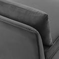 thumbnail image 6 of Modway Ardent Performance Velvet Armless Chair in Gray, 6 of 8