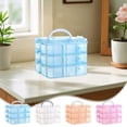 thumbnail image 1 of Sentmoon Storage Boxes for Organizing Storage Containers for Organizing Desktop Jewelry Organizer Ring Bracelet Hanging Rack Necklace Bracelet Earrings Jewelry Display Rack Shelf, 1 of 7