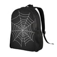 thumbnail image 2 of Cauagu A Web With A Spider Print Backpacks,Travel Daypack Casual Laptop Backpack Bookbag Fits 15 Inch Computer for Men Women, 2 of 8