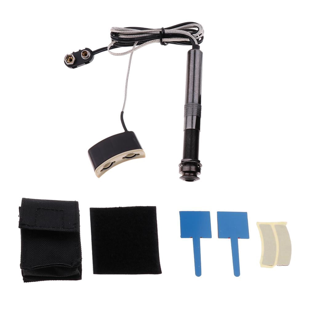 LeeQinersw Acoustic Guitar Soundhole Preamp Pickup System for Guitar Parts Accessories