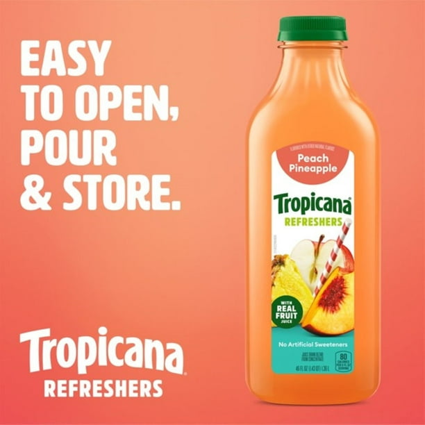 Tropicana Refreshers Peach Pineapple, 46