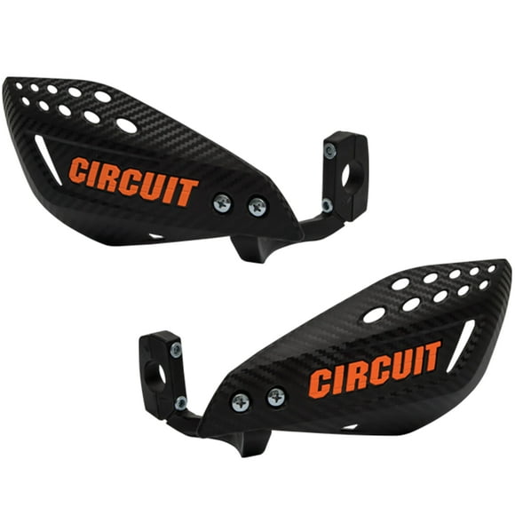 Equipo de circuito de guardamanos para motocicletas Vector Carbon/Orange