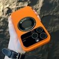 thumbnail image 4 of iPhone 14 Pro Max Case,Wireless Charging Ready, Camera Lens Protector Cover for Apple iPhone 14 Pro Max,Orange, 4 of 6