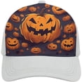 thumbnail image 1 of Halloween Pumpkin Baseball Cap Classic Golf Cap Soft Dad Hat Multicolor Adjustable Low Profile Hat Unisex, 1 of 6