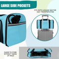 thumbnail image 5 of Top Tasta Transportín para perros y gatos, transportador para mascotas para gatos pequeños, medianos y grandes, transportador para perros con lados suaves, transportador para perros pequeños, portátil, 5 of 5