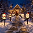 thumbnail image 4 of Christmas Solar Stake Light, Water-Proof Outdoor Solar Christmas LED Decorations with Snowman for Patio Yard Lawn, Holiday Party Decor, 4 of 6