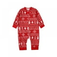 thumbnail image 3 of BULLPIANO Family Matching Christmas Pajamas Sets Dad Mom Kids Baby Printing Family Parent-child Fitted Soft Two-piece Pajamas Outfits, 3 of 7