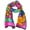 Fuchsia Cats and Dogs, variant on Wrapables® Vibrant 100% Silk Long Scarf 51" x 10.5", Fuchsia Cats and Dogs
