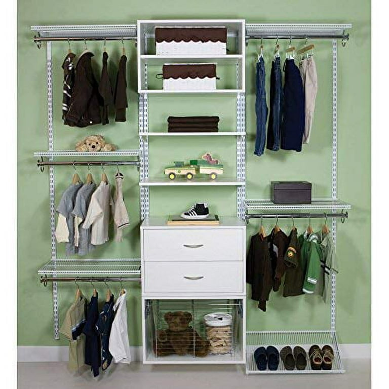 Organized Living Freedom Rail 16 in. H X 24 in. W X 14 in. L Steel 2 Drawer OBox