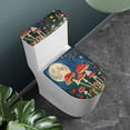 thumbnail image 2 of Yuyamidu Aesthetic Mushroom Toilet Lid Covers for Bathroom Round Toilet Lid Protector Soft Toilet Tank Dust Cover Fits Most Size Toilet Lid and Toilet Tank, 2 Pieces, 2 of 7