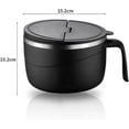 thumbnail image 2 of 304 Stainless Steel Insulated Noodle Bowl with Lid – Double Wall Vacuum Insulated, Large Capacity Soup Bowl, Anti-Scald & Leak-Proof, Multi-Purpose Serving Bowl for Soup, Home Kitchen(RL Beige 1 PC), 2 of 6