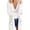 white, variant on Women's Open Front Knit Cardigan, Long Sleeve Mid‑Length Sweater with Pockets
