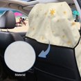 thumbnail image 5 of FOR U DESIGNS Moon Star Mushroom Floral Print Auto Seat Cover 61x31 Inches Large Car Seat Towel Cover, Multi-Functional Towel with Storage Bag, Picnic Mat, Yoga Mat, Running Towels, 2 Pack, 5 of 7