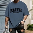 thumbnail image 4 of Ankishi Christian T Shirts for Men Faith Ephesians 2 8 Short Sleeve Graphic Tee Crewneck Religious Tops for Streetwear, 4 of 7