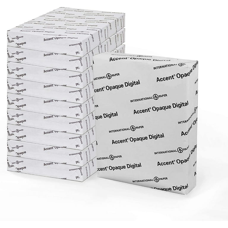  Accent Opaque White Printer Paper, 8.5” x 11” 32lb
