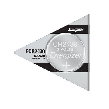 Energizer CR2430 Battery 3V Lithium Coin Cell on Tear Strip (1 Battery)