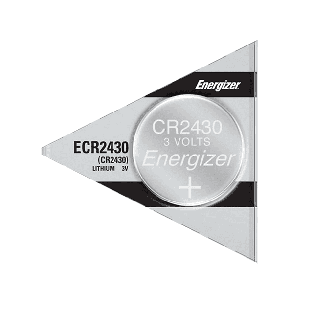 Energizer CR2430 Battery 3V Lithium Coin Cell on Tear Strip (1 Battery
