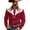 Red, variant on Holiday Shirt for Men Western Cowboy Long Sleeve Plaid Button Down Denim Style Summer Shirt for Men,Red,M