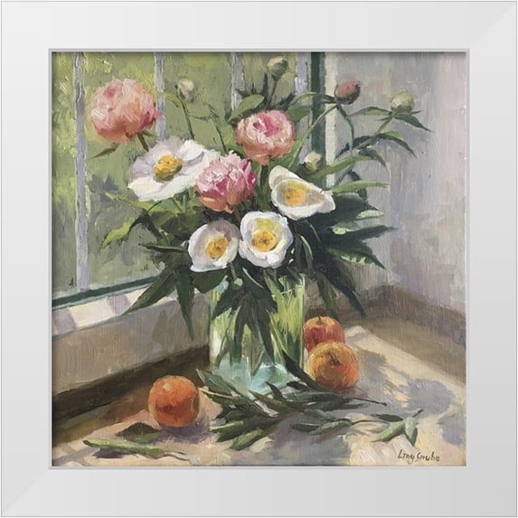 Strube, Ling 15x15 White Modern Wood Framed Museum Art Print Titled - Spring Sunshine