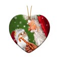 thumbnail image 1 of Gibobby Decoración realista Atmósfera Adornos Colgante de Papá Noel y Creativo Árbol de Navidad cálido(C), 1 of 5
