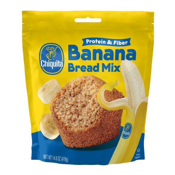 Chiquita Extra Fiber and Protein Banana Bread Mix, 14.8 OZ