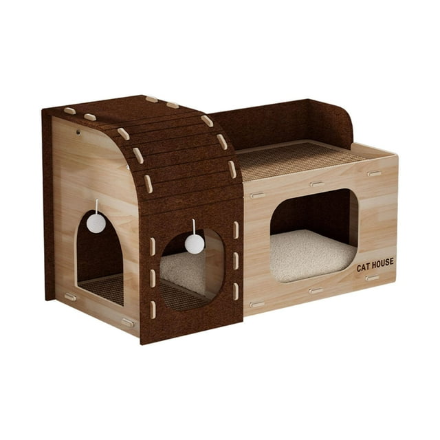 Casa cueva para gatos, escondite, resistente a arañazos, para escalar, , nido para gatitos, tablero rascador, protección de