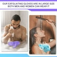 thumbnail image 2 of 2 Pcs Honeycomb Exfoliating Glove Bath Mitt Body Spa Scrubber, Honeycomb Exfoliator Glove for Body Shower, Honeycomb Exfoliator Scrubber Sponge Shower Loofah, Quick Drying, 2 of 7