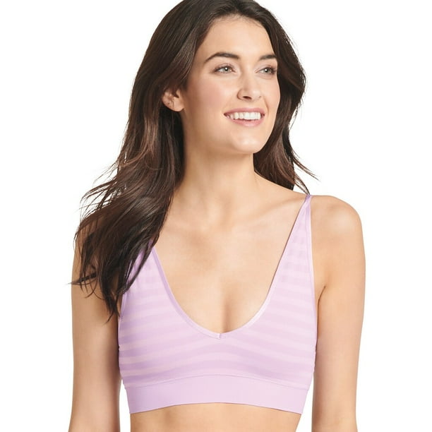 Jockey Jockey Bras Matte & Shine Seamfree Bralette 1312 Cotton Plum
