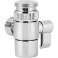 thumbnail image 4 of Brass Switch Valve for Kitchen and Bathroom Sink - Shower Adapter / Diverter M22 x M24 - Polished Chrome, 4 of 4