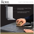 thumbnail image 2 of Rohl RSS3318SB Forze 34-1/2" Undermount Single Basin Stainless Steel Kitchen Sink -, 2 of 7