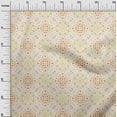thumbnail image 2 of oneOone Polyester Lycra Yellow Fabric Dot|Heart & Shapes Geometric Dress Material Fabric Print Fabric By The Yard 56 Inch Wide, 2 of 4