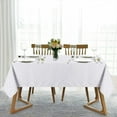 thumbnail image 6 of HA-EMORE Rectangular Tablecloth Waterproof Premium Checkered Tablecloth Cover Protector for Dining Room Parties Dining Table 60 x 84 Inch White, 6 of 7