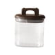 thumbnail image 4 of Recipiente de almacenamiento de vidrio hermético transparente, botes de cocina con tapa de madera 700ml, 4 of 6
