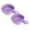Purple, variant on LYCAQL Fruit Strainer Dual-Layer Veggie Colander Draining Basket with Handle,for Mini Berry and Tomato Washer,Kitchen Dual-Layer Draining Basket with Handle, Bowl With Strainer