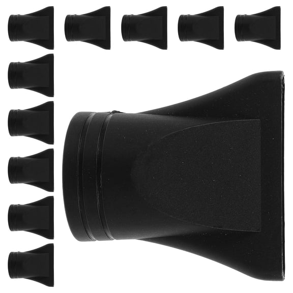 WESIEVYA Black Universal Hair Dryer Diffuser Attachment, 20 Pcs, Wide Compatibility for Easy Styling Curly Wavy Hair for Home Salon
