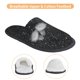 thumbnail image 3 of Fotbe Black Glitter Pantuflas Peludas para Mujer con Estampado, Zapatillas de Peluche, Zapatos de Invierno para Casa, Uso Interior y Exterior-Medium, 3 of 8