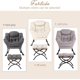 thumbnail image 5 of Manual recliner chair 22 pulgada pu leather con cup holders para sala de estar beige, 5 of 7