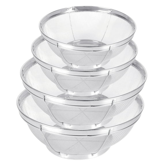 BOBASNDM 12.2" Stainless Steel Rust Proof Food Strainer