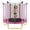 pink, variant on 【SAYGOGO】 5.5ft Kids Trampoline with 360° Safety Enclosure Net, U-Shaped Steel Legs, 30 Springs, Full Foam Padding, Rust Resistant, 4 Colors for Indoor Outdoor Use
